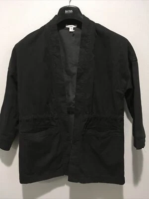 James Perse Womens Military Cardigan Jacket Black Sz 1 (nwot) - Image 1 of 4