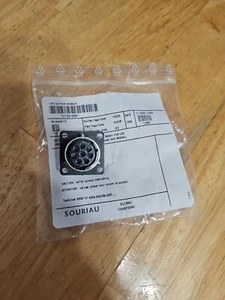 Souriau UTG0128S Panel Mount Female Square Flange 8 Position IP40 Free Shipping  - Picture 1 of 3