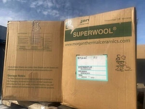 1/4" SuperWool 12 x12" AES Non-Ceramic Fiber Blanket APPLIANCES InHome Use 2192F - Picture 1 of 8