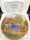 Danbury Mint Ford Tractor Plate - At The Forge, Fordson E27N by Michael Herring