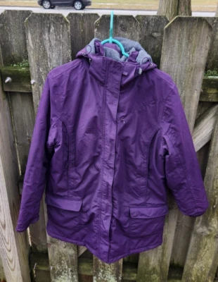 Lands End Jacket Womens Medium Purple Squall Parka Insulated Waterproof Gorpcore - Image 1 of 4