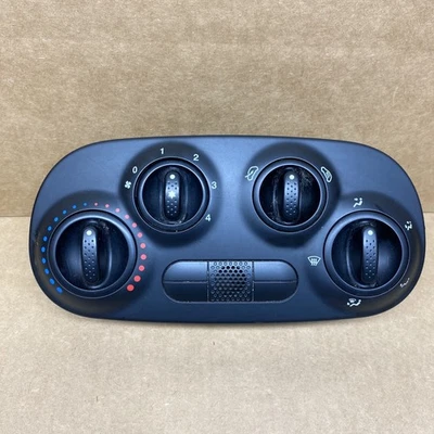 *FACEPLATE ONLY* 2012-2017 FIAT 500 AC Heater Climate Control Unit 1WZ17JXWAA - Image 1 of 4