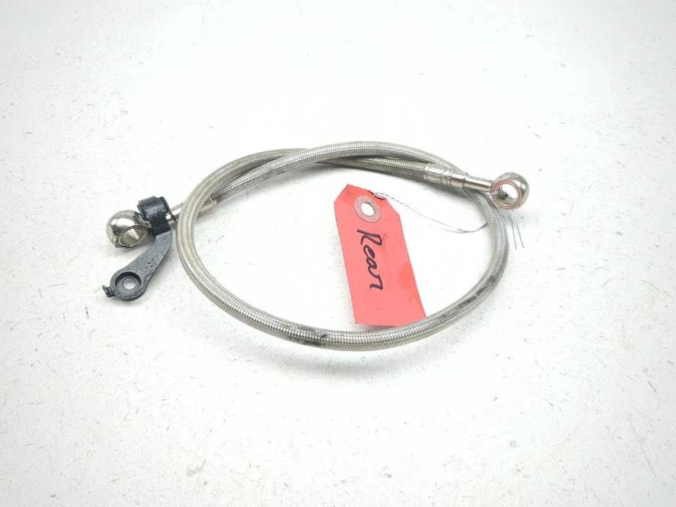 02 03 Manguera de línea de freno trasero trenzada Honda CBR900RR CBR 954 Foto 1 de 4