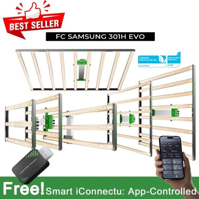 Luz de crecimiento Mars Hydro LED 2025 FC 1000W 1500 3000 4000 Samsung301HEVO comercial Foto 1 de 4