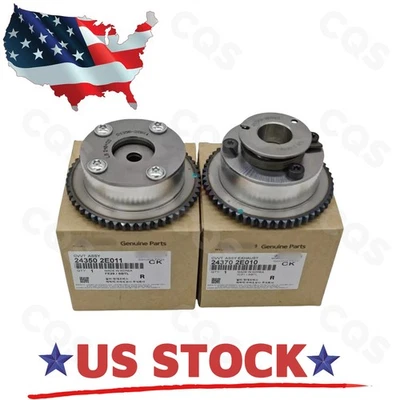 2Pcs NEW for Hyundai Elantra  Exhaust Intake VVT Timing Camshaft Gear Sprocket - Image 1 of 3