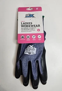 Ladies / Womens A3 Cut Resistant GRX Gloves Coated Palm EXAGRIP GRXLW633M Medium - Picture 1 of 4