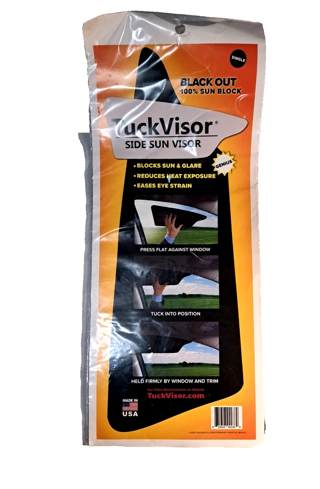Bloqueador solar para camión Black Out 100 % bloquea el sol y el deslumbramiento, reduce el calor... Foto 1 de 1