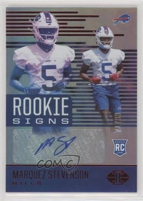 2021 Panini Illusions Rookie Signs Red /99 Marquez Stevenson #RS-MS Auto RC - Image 1 of 2