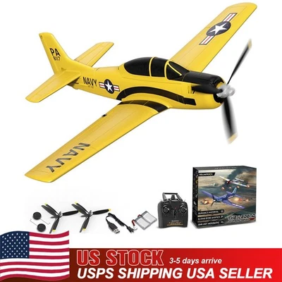 US VOLANTEX T28 2.4G 4CH Fighter RC Airplane Fixed Wing Remote Control Plane Toy - Image 1 of 4