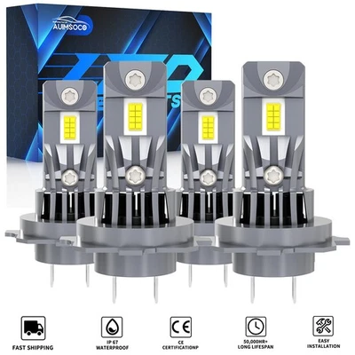 For 2012 2013-2017 Hyundai Veloster LED Headlight Super Bright Bulbs White W/Fan - Image 1 of 4