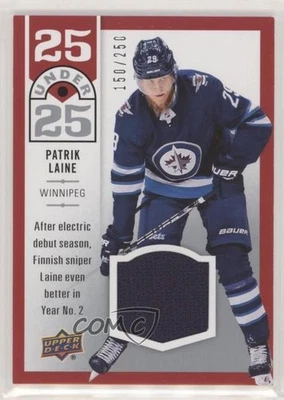2018-19 Upper Deck 25 Under 25 Jersey /250 Patrik Laine #U25-10 - Image 1 of 2