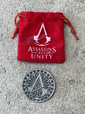 Assassin's Creed Unity Coin with Velvet Pouch Loot Crate Nov. 2014 EXCLUSIVE - Image 1 of 3