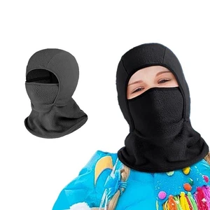 Warm Hooded Hat Windproof Neck Warmer New Beanie Hat Unisex - Picture 1 of 19