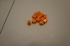 12X lego Orange Brick 1 x 1