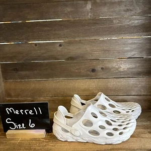 Womens Merrell Hydro Moc White Rubber Casual Slip On Water Shoes Size 6 M GUC - Picture 1 of 6