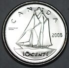 Canada 2006 Logo BU Nice UNC 10 cents Canadian Dime du rouleau comme neuf