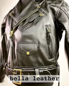 Men's real thick cow leather brando jacket sexy biker jacket - Picture 1 of 3
