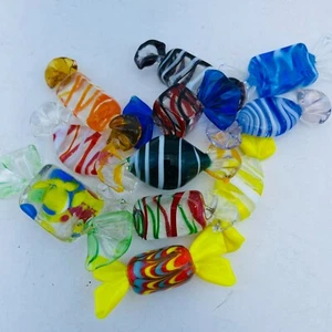 Vintage Murano Glass Candy LOT of 11 Unique Assortment - Picture 1 of 11