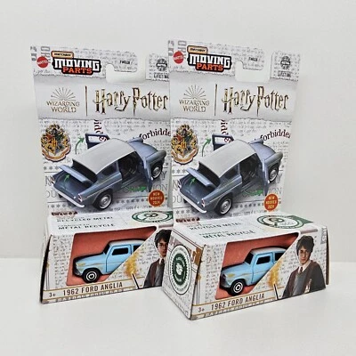 2x Matchbox Moving Parts | 1962 Ford Anglia Flying Car | Harry Potter - Image 1 of 4