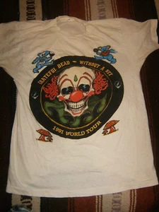 Vintage 1991 Grateful Dead Without A Net Tour T-Shirt Large Rare White - Picture 1 of 11