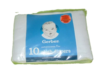 Pañales de tela Gerber 10 nuevos 3 capas Foto 1 de 2