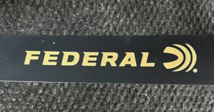 Federal Premium Ammunition Belt & Buckle Cut To Fit C4 Black Hunting - Brand New - Picture 1 of 7