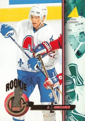 1994 Pinnacle #485 Janne Laukkanen Quebec Nordiques - Image 1 of 2