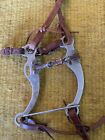 Complete Ranch Roping Leather Western Bridle Rig Bit Reins Used Horse Tack Lot