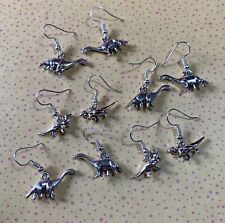 Job Lot Collection Handmade Dinosaur Charm Earrings (5 Pairs)