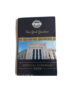 2009 NEW YORK YANKEES BASEBALL OFFICIAL POCKET SCHEDULE NEW - Picture 1 of 3