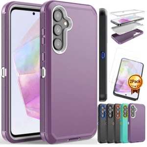 For Samsung Galaxy A14 A15 A35 4G A35 5G Shockproof Rugged Phone Case Cover - Picture 1 of 17