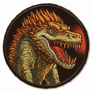 Kaiju Monster Patch Embroidered Iron-on for Clothing Backpack Creature - Picture 1 of 12