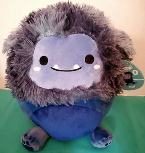 Squishmallow 11 - 12" Dani Bigfoot Soft Blue FIRST TO MARKET Yeti Plush BNWT - Picture 1 of 3