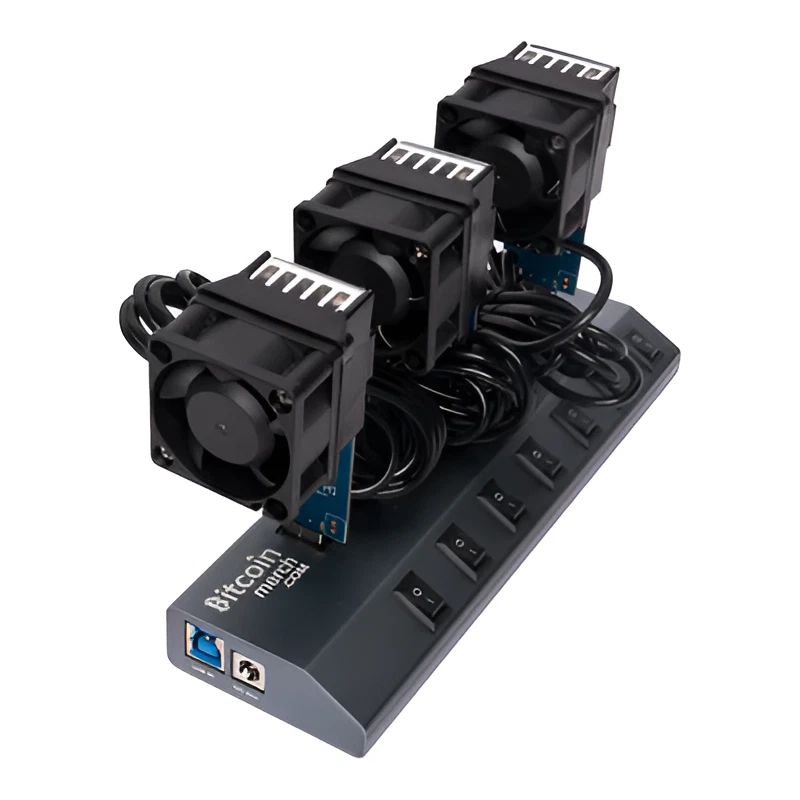 Ventilador de rendimiento Bitcoin Merch® 3 x GekkoScience - COMPAC A1 - 1,05+TH/s Foto 1 de 1