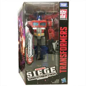 Hasbro Transformers Optimus Prime Siege War for Cybertron Voyager Figure Officia