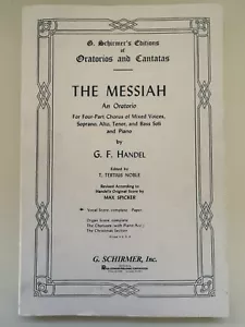 Handel The Messiah An Oratorio G Schirmer Vocal Organ Score Complete - Picture 1 of 5