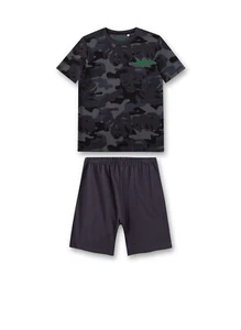 Boys shorty/short pyjamas camouflage by Sanetta size 152 - Picture 1 of 1