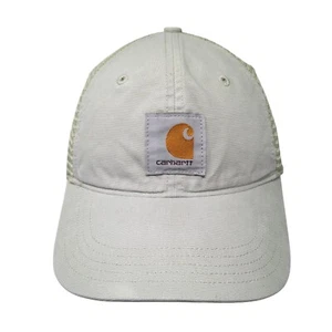 Carhatt Patch Snapback Mesh Back Trucker Hat Green One Size Adjustable - Picture 1 of 9