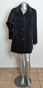 ABRIGO SWING KATHERINE KELLY ALPACA Y LANA NEGRO TALLA 16 - Imagen 1 de 10