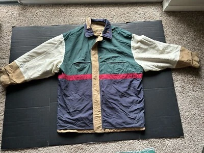 Vintage Gant Jacket Men's XL Multicolor Color Block Y2K reversible - Image 1 of 4