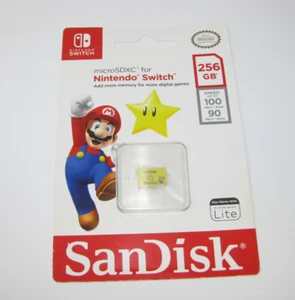 SanDisk Nintendo 256GB microSDXC for Nintendo Switch & Lite Brand New - Photo 1 sur 2