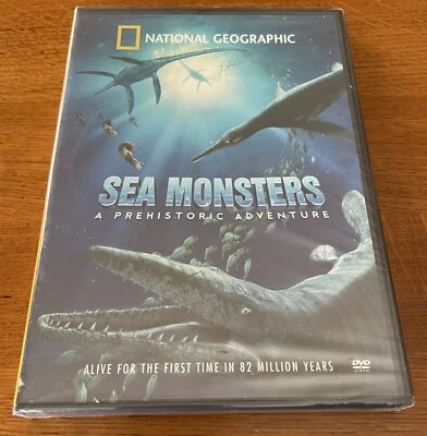 National Geographic Sea Monsters A Prehistoric Adventure Factory Sealed DVD 2008 - Image 1 of 2