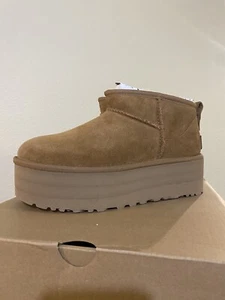 UGG CLASSIC ULTRA MINI PLATFORM CHESTNUT SHEARLING BOOT US 7 / EU 38 / UK 5 - Picture 1 of 1