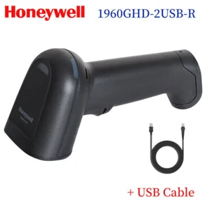 Honeywell 1960GHD-2USB-R 1D 2D Area Imager Barcode Scanner With USB Cable - Picture 1 of 9