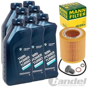 MANN ÖLFILTER+ORIGINAL BMW 5W30 ÖL passend für BMW 5er E60 F10 3er E90 X1 E84 - Bild 1 von 3