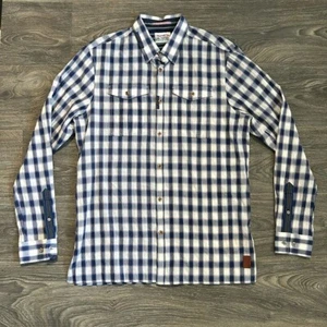 Scotch & Soda Men’s Medium Amsterdam Adventures Checkered Shirt Button Down - Picture 1 of 13