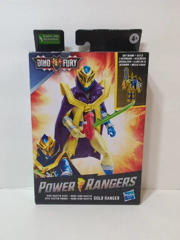 HASBRO Power Rangers: Dino Fury Gold Ranger 6" Action Figure - NIB Cover