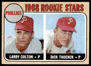 1968 Topps 1968 Rookie Stars Larry Colton/Dick Thoenen  VG-EX Philadelphia