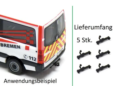 Mickon 90050 5x AHK Anhängerkupplungen passend für Transporter Modelle 1:87 H0