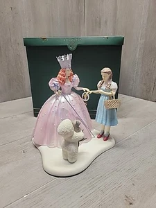 Department 56 Wizard of Oz Glinda the Good Witch- Dorothy and Toto Too Figurine - Picture 1 of 7